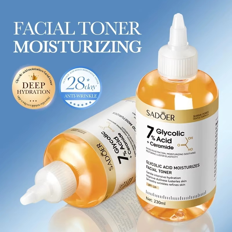SADOER Glycolic Acid Toner Fac - Korean Tea Set ulasan dan harga