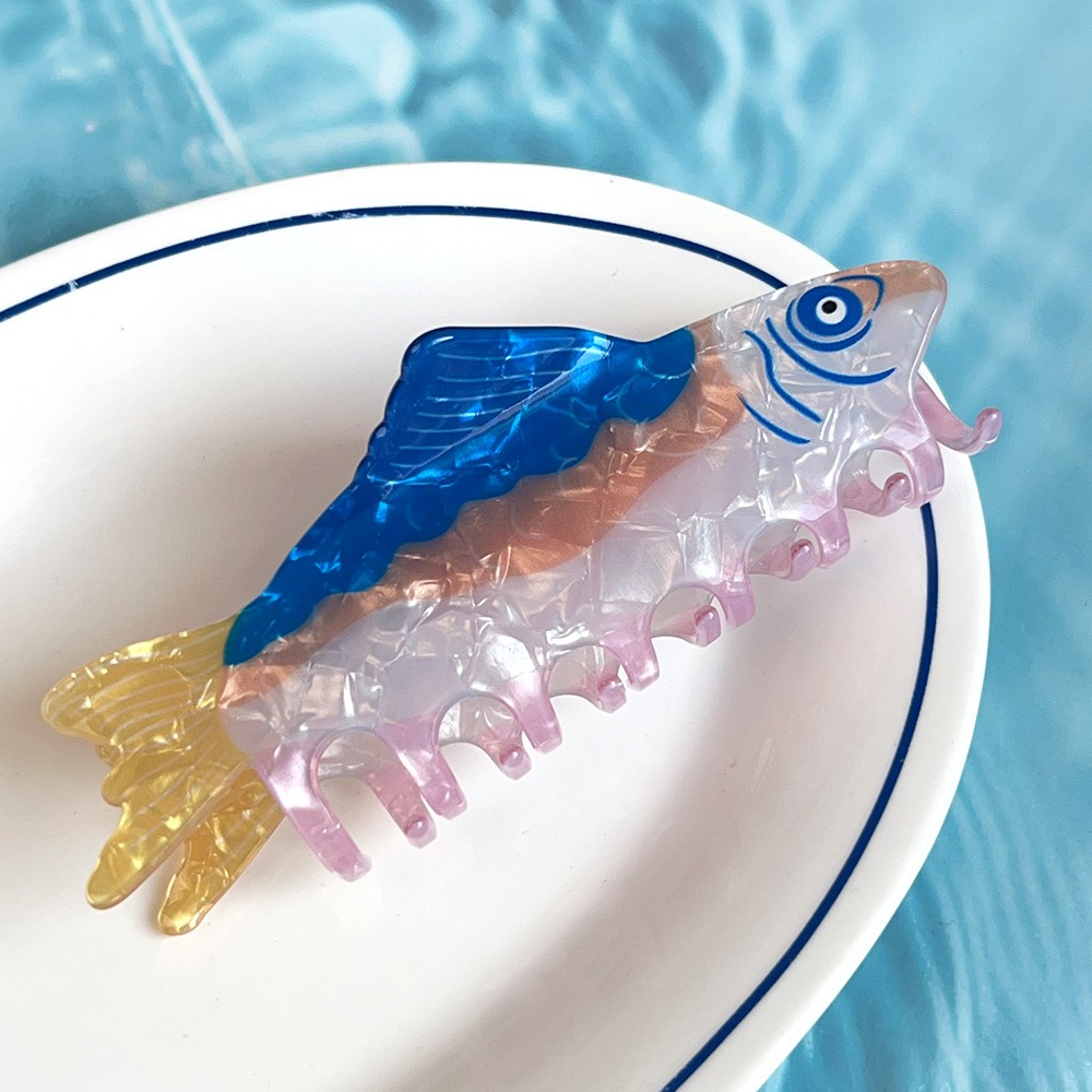 Hairpin Ocean Animal Hair Claw - Korean Women Lifestyle ulasan dan harga