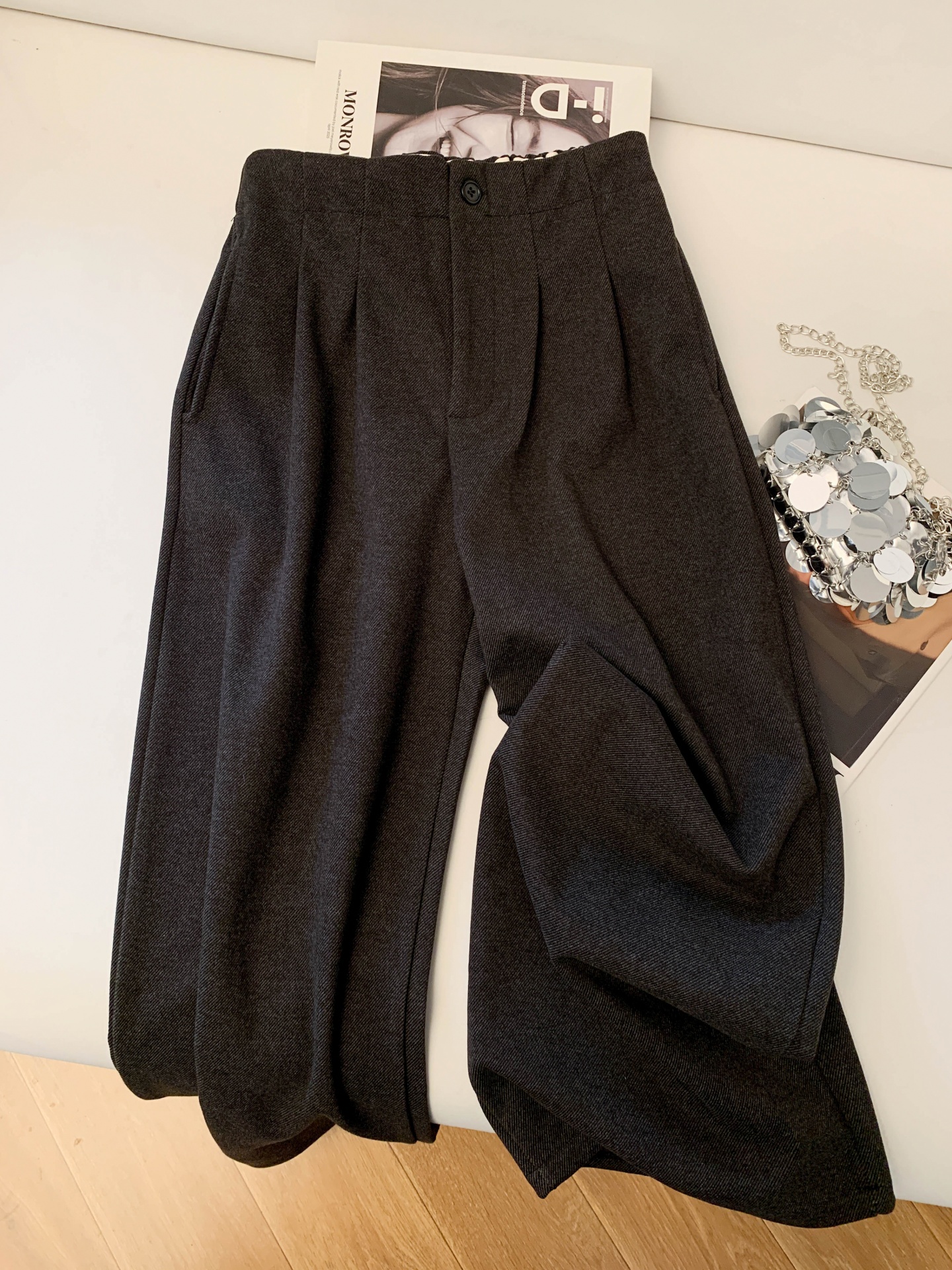 Lush Life Thickened Woolen Wid - Korean Pants Lifestyle ulasan dan harga