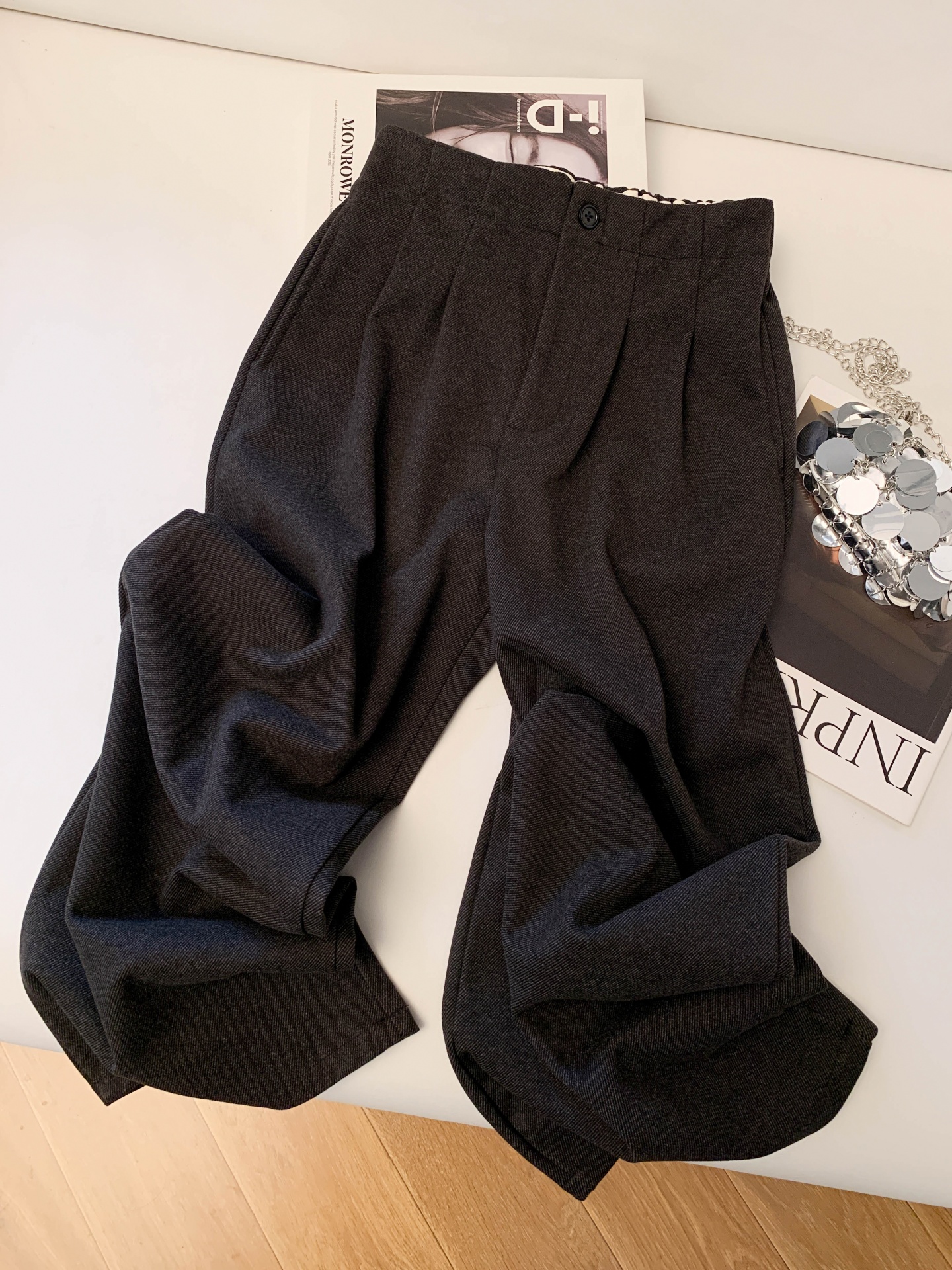 Lush Life Thickened Woolen Wid - Korean Pants Lifestyle ulasan dan harga