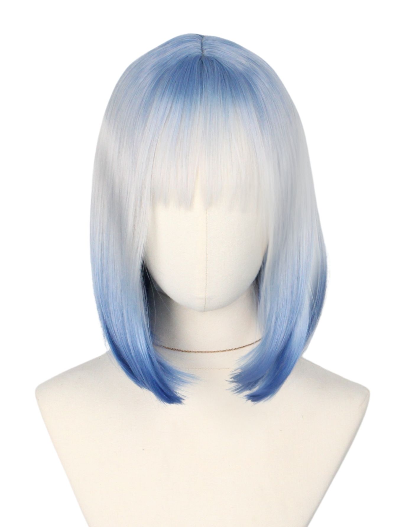Blue and White Gradient Short  - Korean Women Lifestyle ulasan dan harga