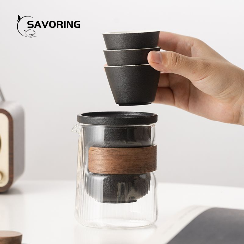 Simple Chinese Ceramic Tea Set - Korean Tea Set ulasan dan harga