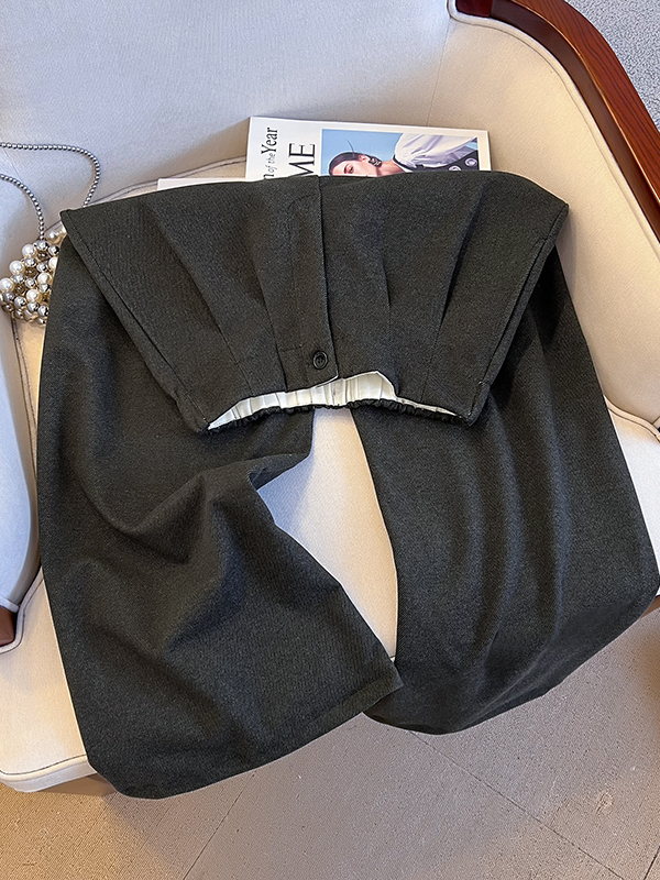 Lush Life Thickened Woolen Wid - Korean Pants Lifestyle ulasan dan harga