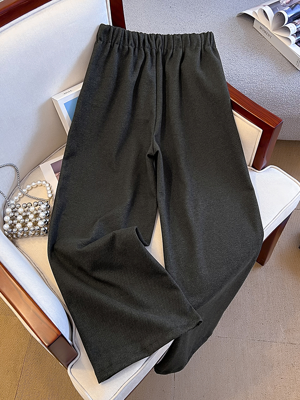 Lush Life Thickened Woolen Wid - Korean Pants Lifestyle ulasan dan harga
