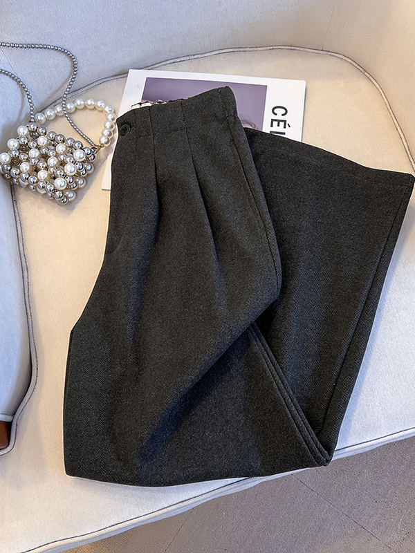 Lush Life Thickened Woolen Wid - Korean Pants Lifestyle ulasan dan harga