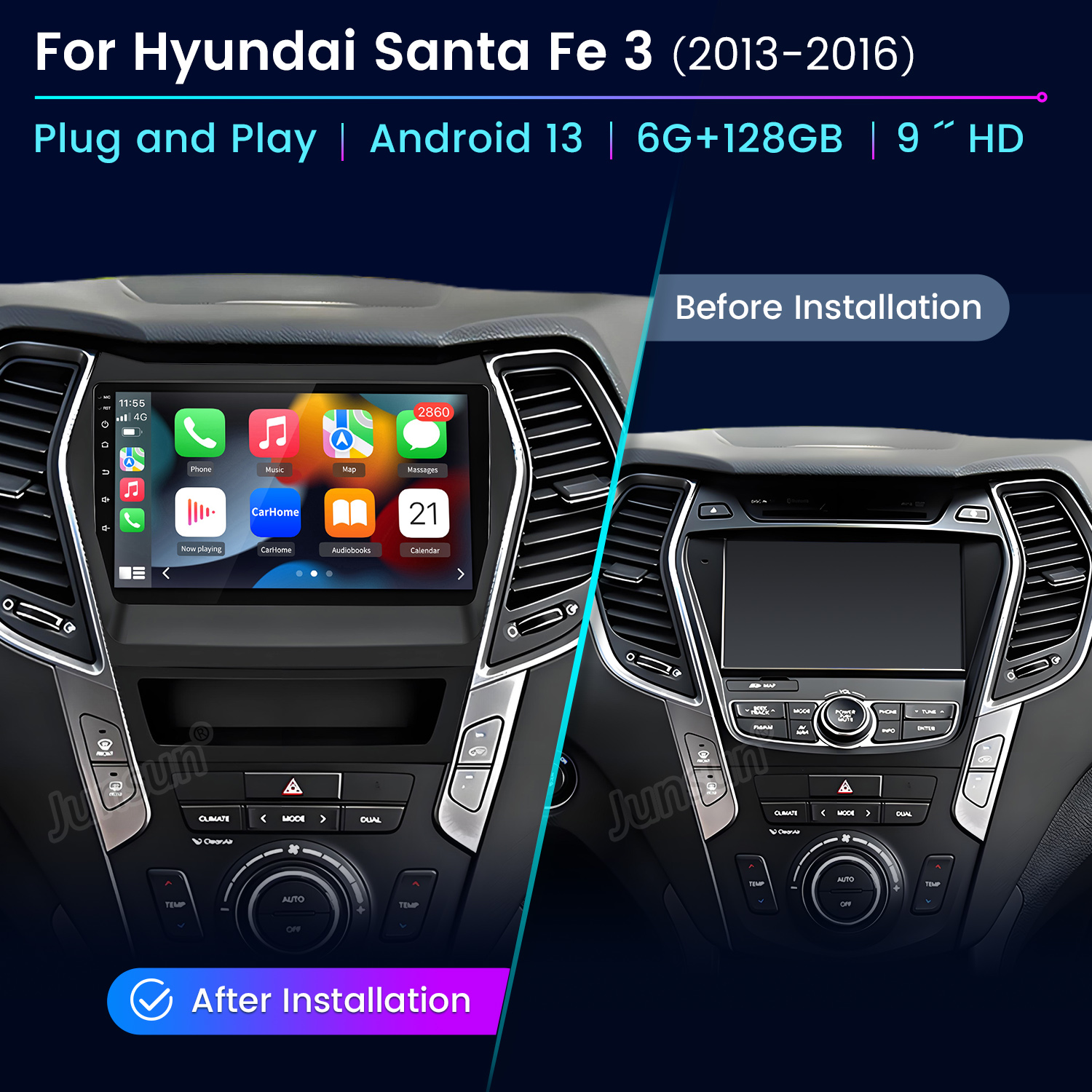 Junsun AI Voice Car Stereo Rad - Korean Lifestyle In Hindi ulasan dan harga