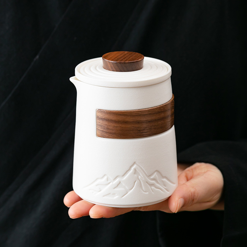 Ceramic Portable Travel Tea Se - Korean Tea Set ulasan dan harga
