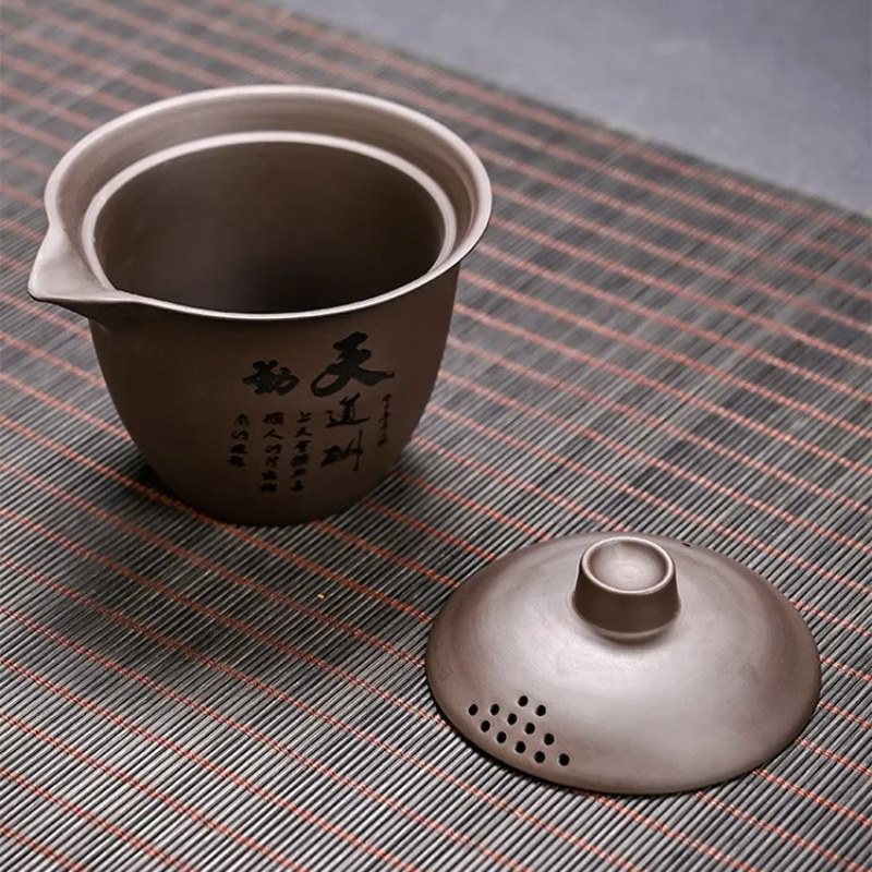 1 set Portable ZhiShaTeapot Te - Korean Tea Set ulasan dan harga