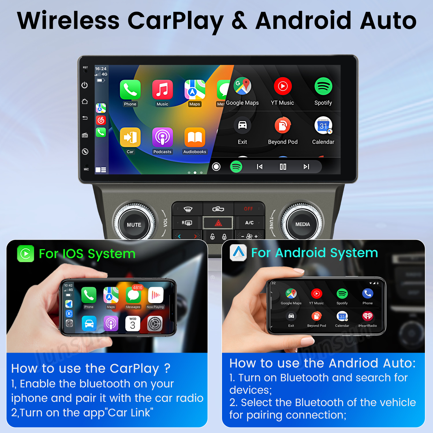 Junsun AI Voice Car Stereo Rad - Korean Lifestyle In Hindi ulasan dan harga