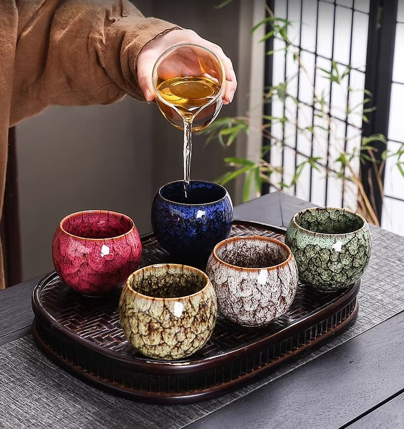 Unique Dragon Egg Jian Ware Te - Korean Tea Set ulasan dan harga