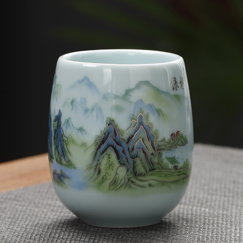 Ceramic tea cup, Japanese styl - Korean Tea Set ulasan dan harga