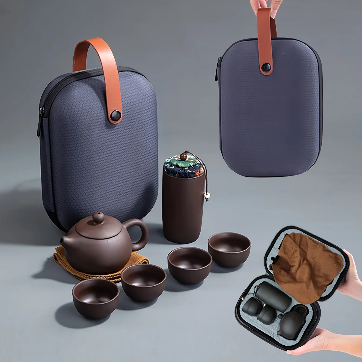 1 Set Travel Tea Set Portable  - Korean Tea Set ulasan dan harga