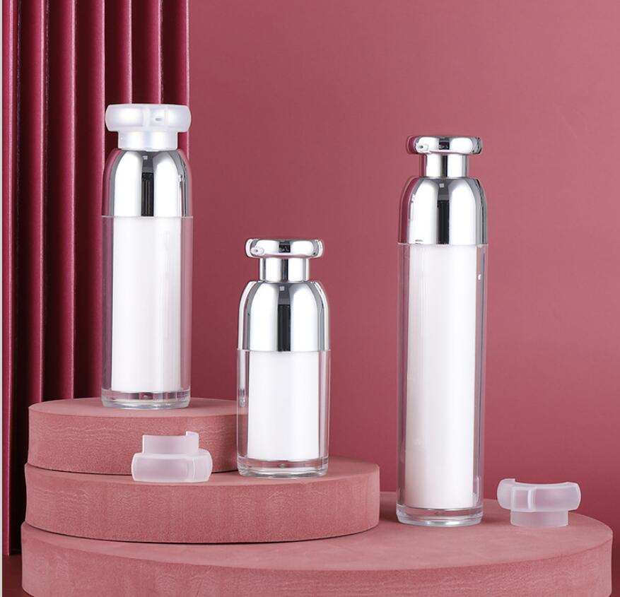 100ml white acrylic pump bottl - Essence Serum Toner ulasan dan harga