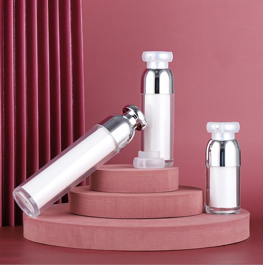 100ml white acrylic pump bottl - Essence Serum Toner ulasan dan harga