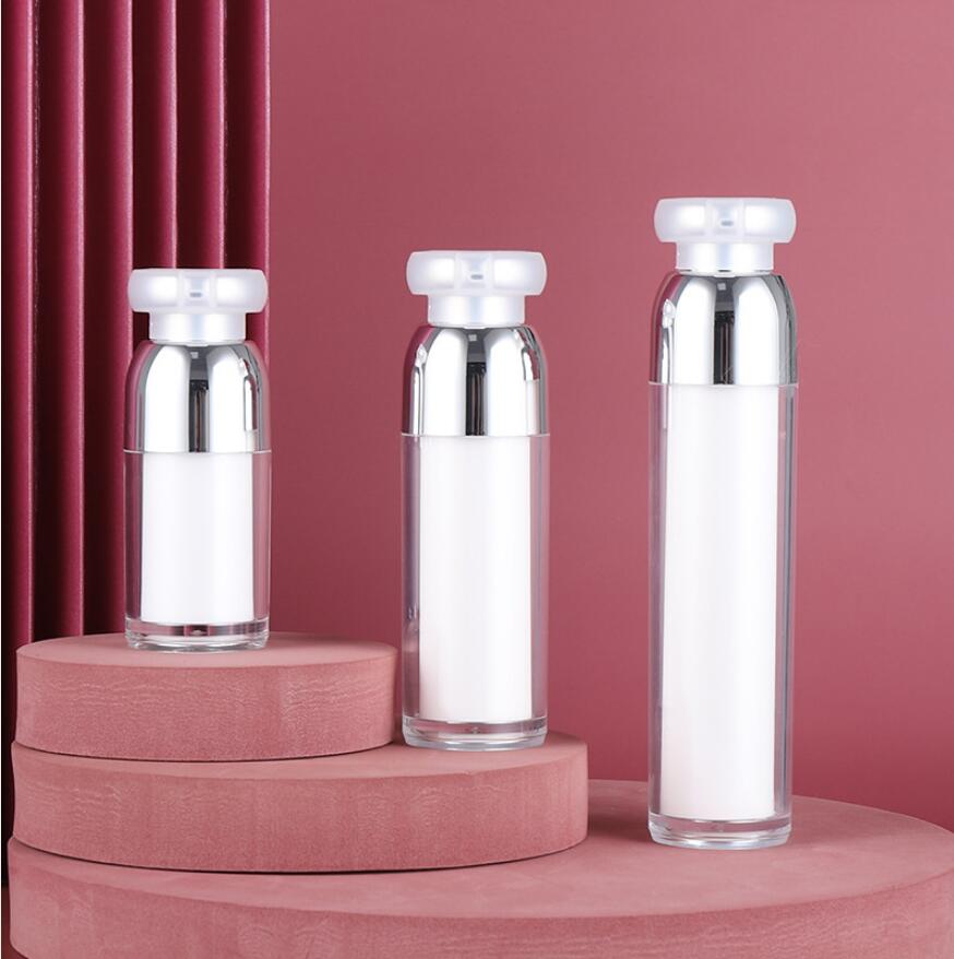 100ml white acrylic pump bottl - Essence Serum Toner ulasan dan harga