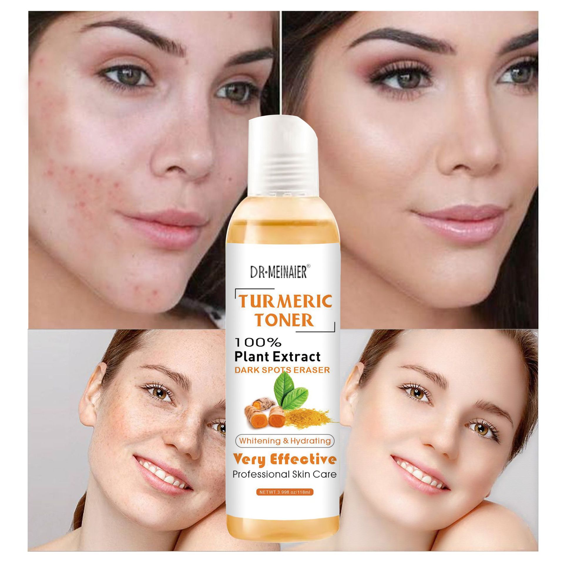 3pcs Turmeric Face Serum White - Essence Serum Toner ulasan dan harga