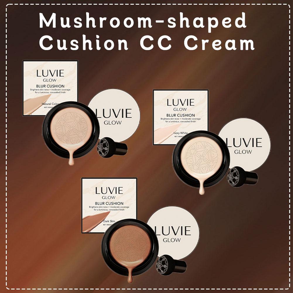 LUVIE GLOW Hydrating Mushroom  - Bb Cushion Korean ulasan dan harga