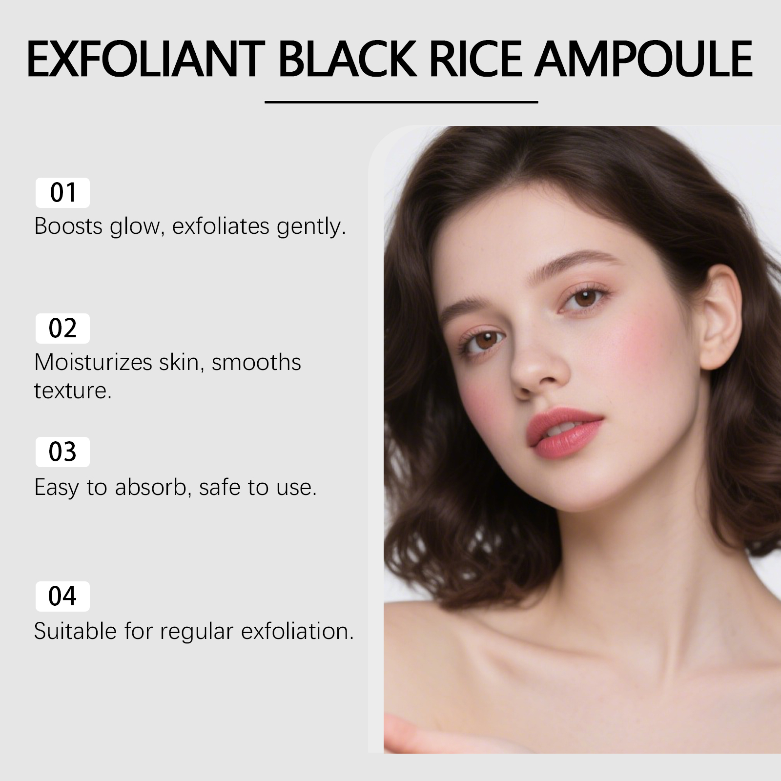 Glow Rice Ampoule White Black  - Essence Serum Toner ulasan dan harga