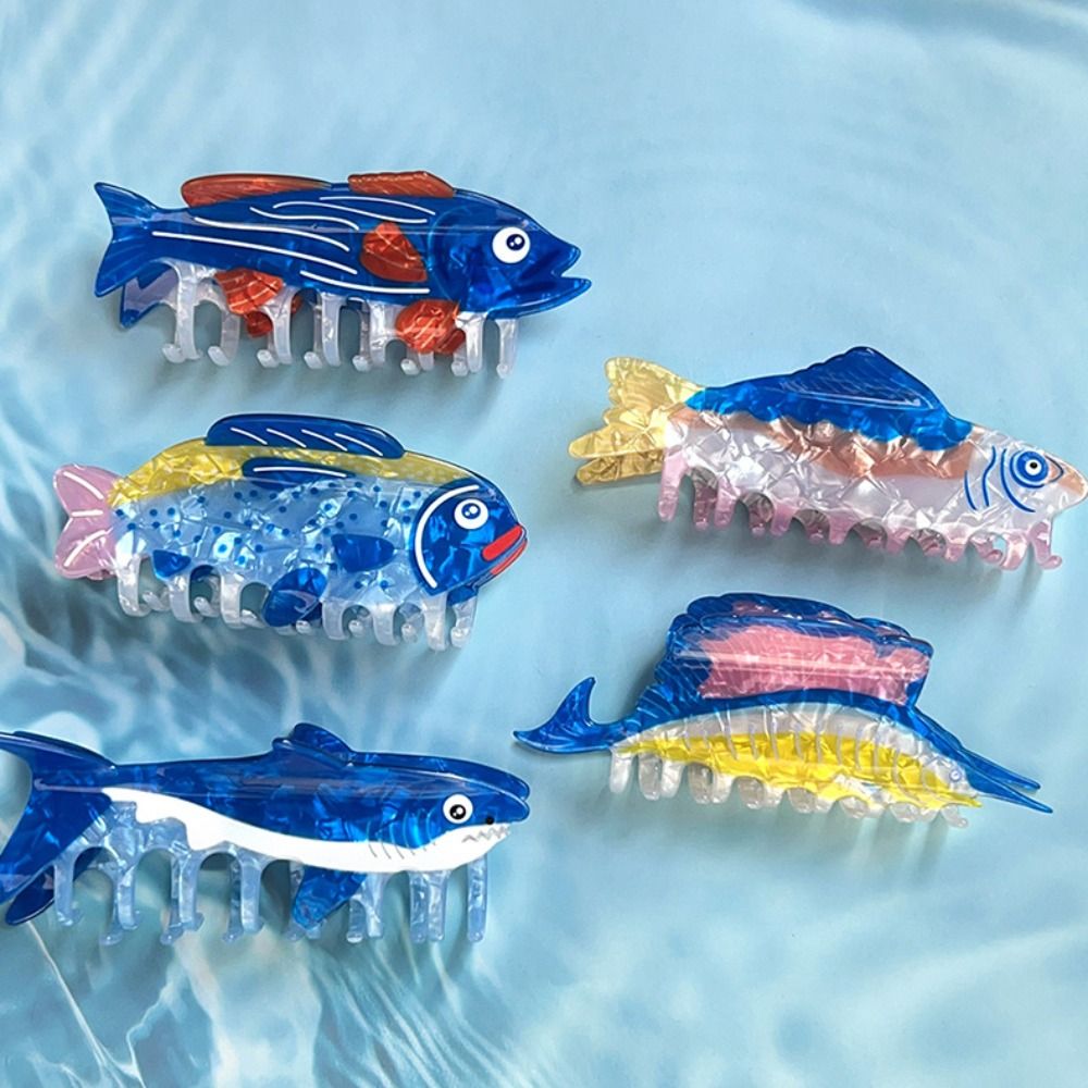 Hairpin Ocean Animal Hair Claw - Korean Women Lifestyle ulasan dan harga