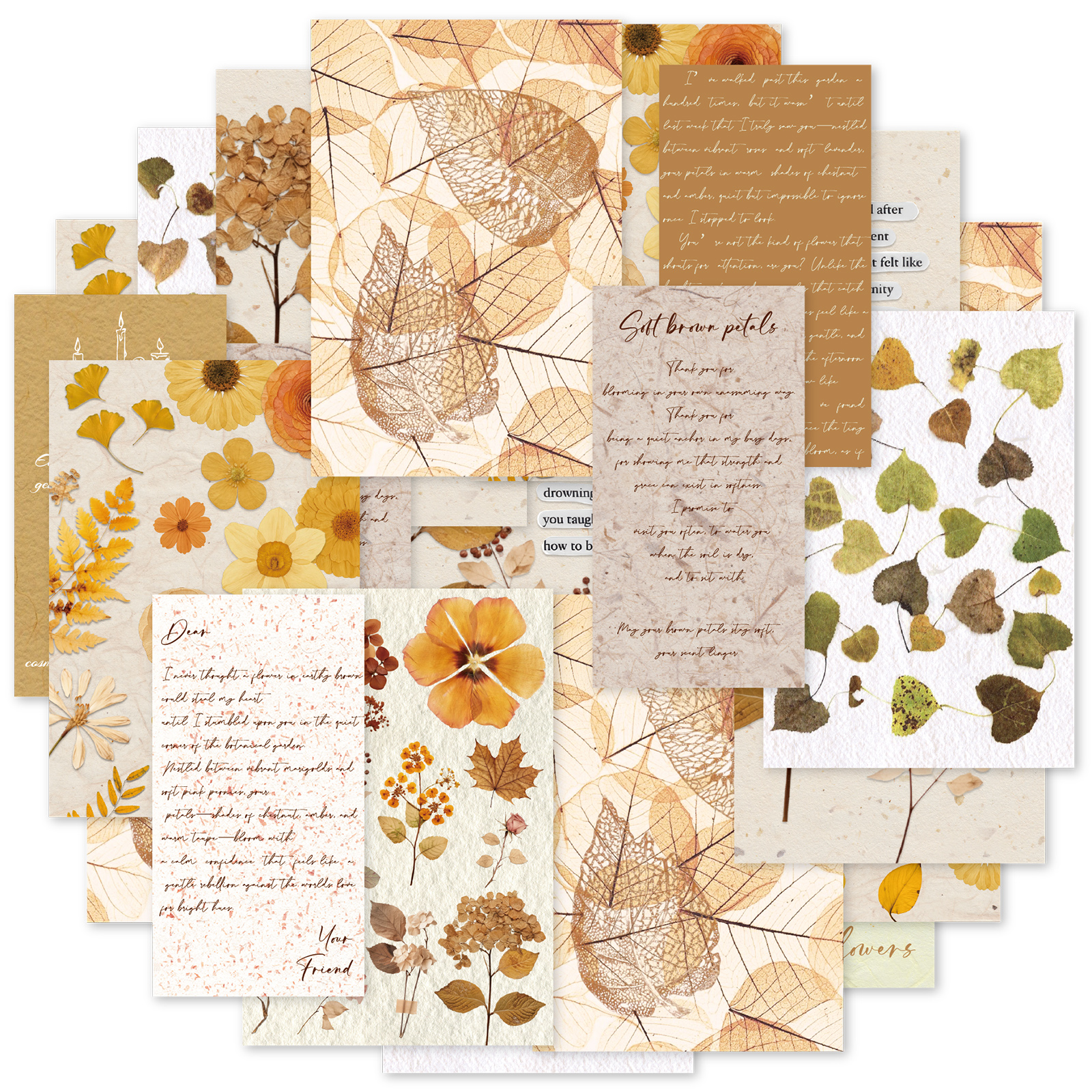 Etori Life 20Pcs Vintage Autum - Korean Lifestyle Book ulasan dan harga