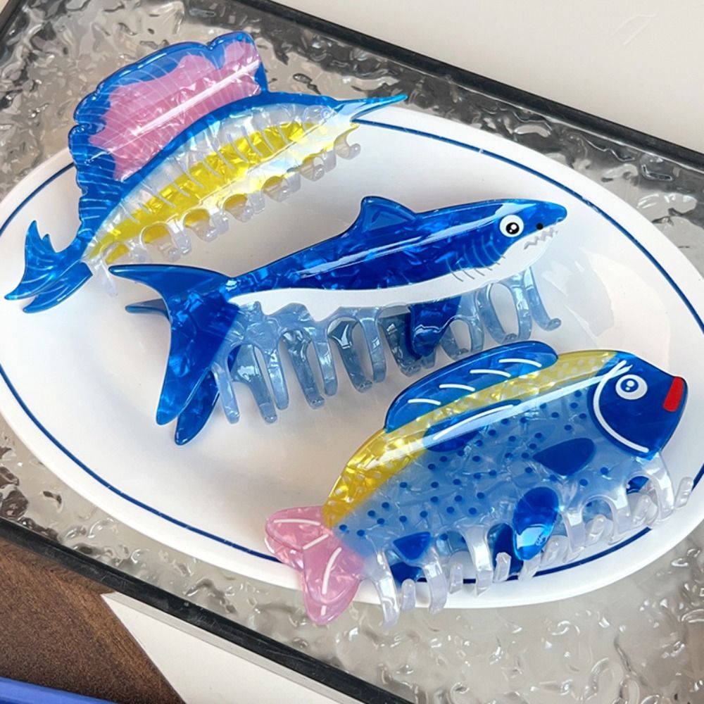 Hairpin Ocean Animal Hair Claw - Korean Women Lifestyle ulasan dan harga