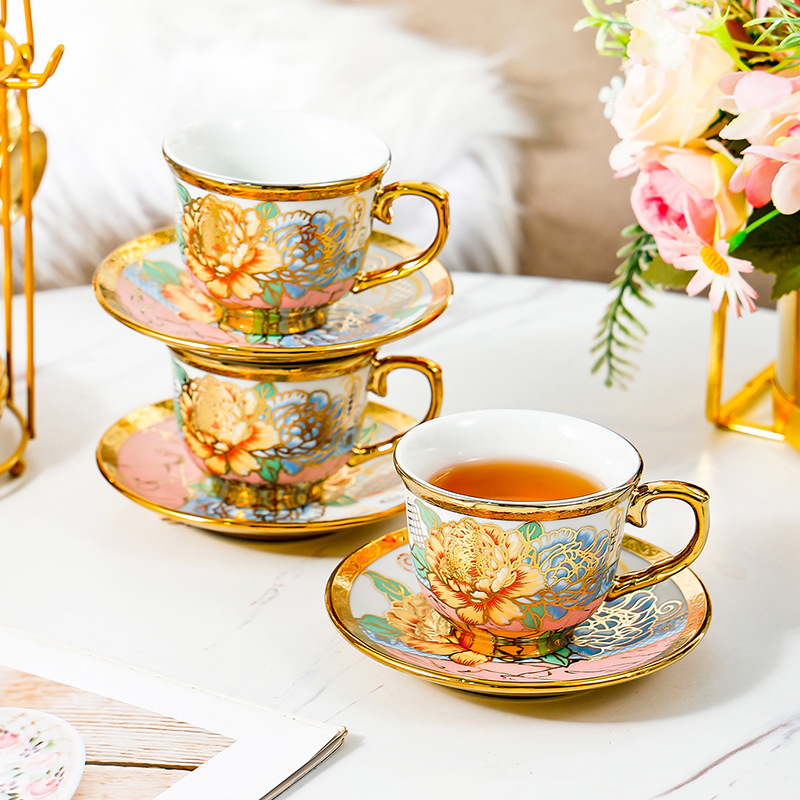 14 Piece Set Household Europea - Korean Tea Set ulasan dan harga
